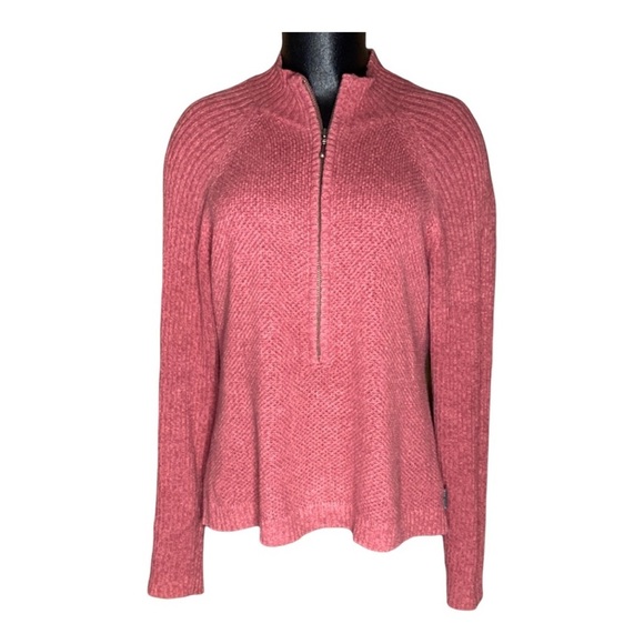 Woolrich Sweaters - Woolrich | 3/4 Zip Knit Sweater Rose L